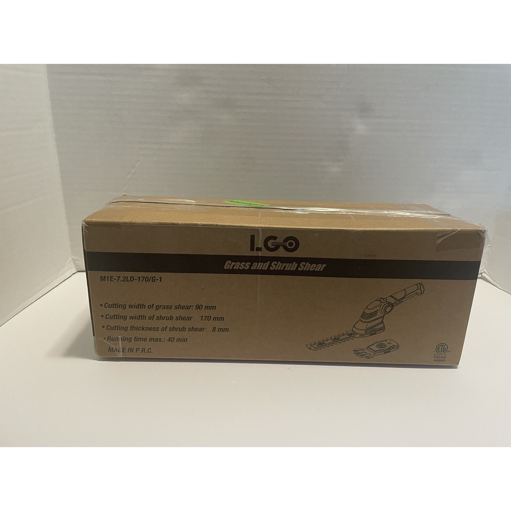 Ligo Grass And‎ Shrub Shear 2 In 1 M1E-7.2LD-170/G-1 Chargeable